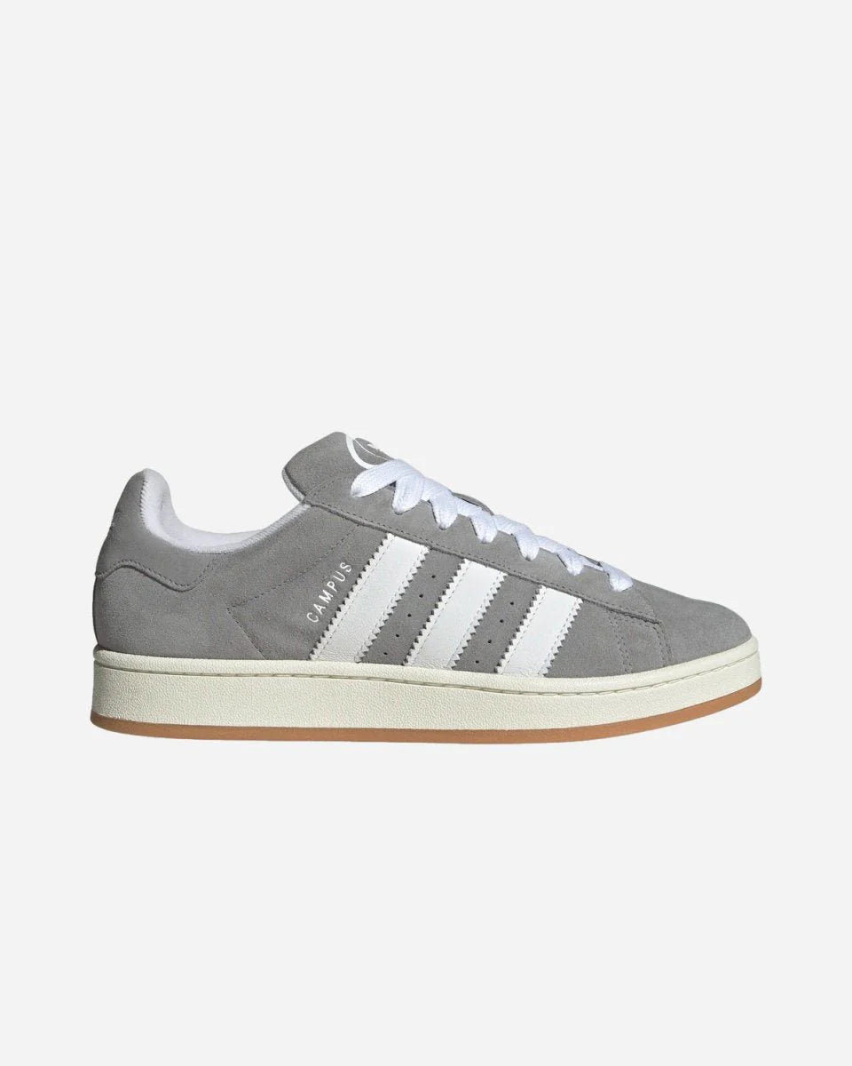 Adidas Originals, Sneakers, Male, Gray, Size: 8.5 US Grey Leather Sneakers Lace-up Rubber Sole - Bellso